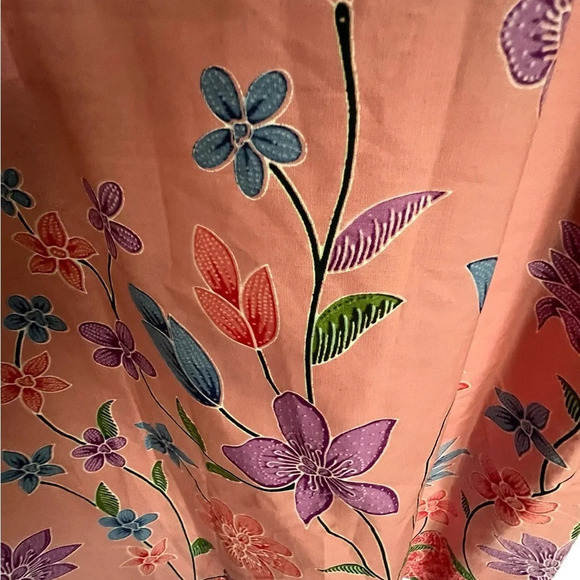 Thailand‎ Beach Coverup A Line Cotton Dress New M - Picture 3 of 6